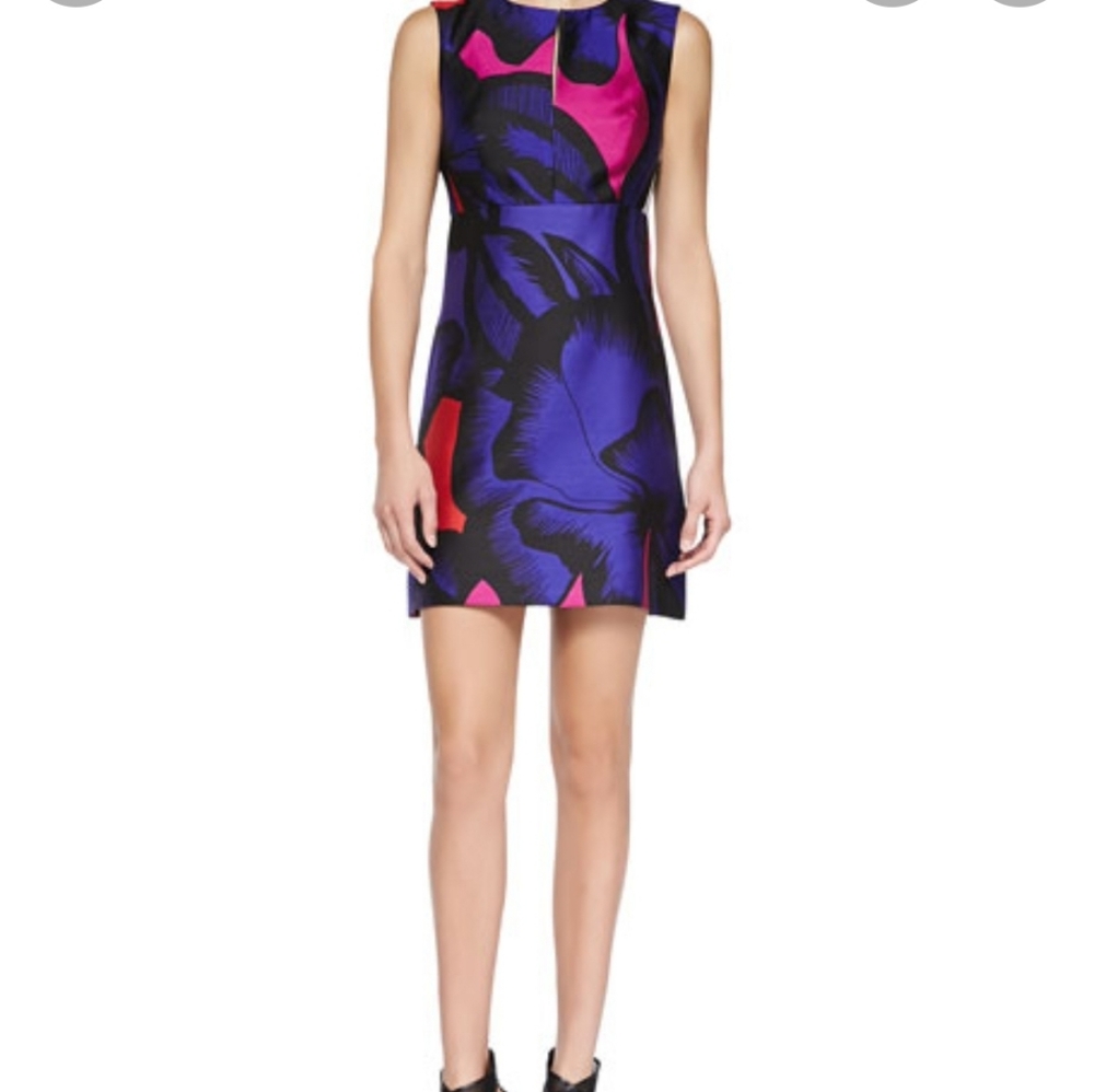 Women's Diane Von Furstenberg Yvette Floral Sateen Dress - 10